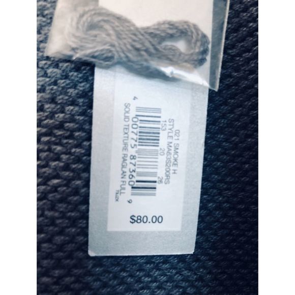 Apt. 9 Solid Texture Raglan Sweater Sz. L - Picture 3 of 5